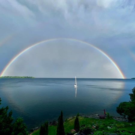 Loza House Adirondack Skydeck Unit Lake Front Plattsburgh Esterno foto